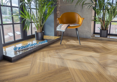 Кварц-виниловый LVT ламинат AquaFloor Parquet Glue / Паркет Глу AF2504 PG